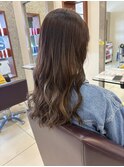 ブラウンベージュで清楚系に☆
