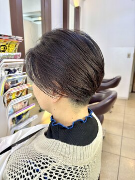 ヘアアーク(HAIR arc) ハンサムショート#ツーブロック#メンズライク#くびれ#前下がり