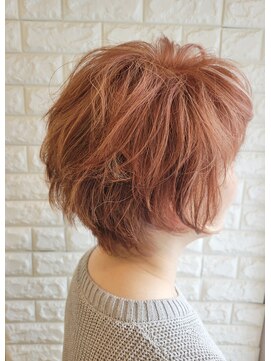 松本平太郎美容室 吉祥寺パートファイブ(PART5) グラレイヤー×イノアカラー×ハイライト×イヤリングカラー