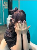 りんごちゃんリボンヘア