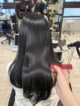 ユーフォリア 銀座本店(Euphoria) 髪質改善  水素カラー  暗髪  アッシュカラー  イルミナカラー