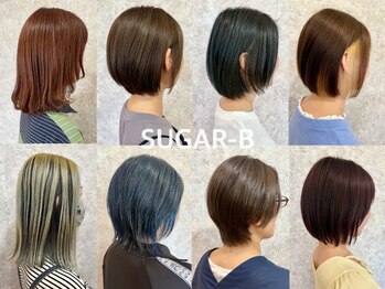 シュガービー(SUGAR-B)の写真/オーガニックカラー使用で繰り返し染めても髪と頭皮に優しい♪話題の白髪ぼかしで自然にカバーもおすすめ◎