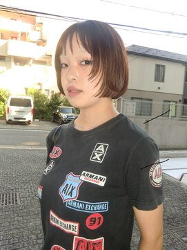 ケシキ(keshiki) 【ギザバング】切りっぱなしボブ/新百合ヶ丘