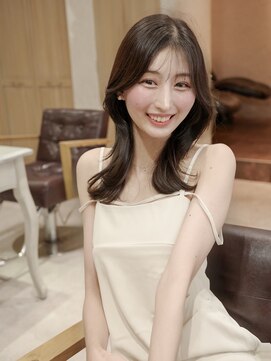 アマテラスゼロ 新宿(AMATELAS zero) 透明感カラー×艶巻きスタイル/新宿