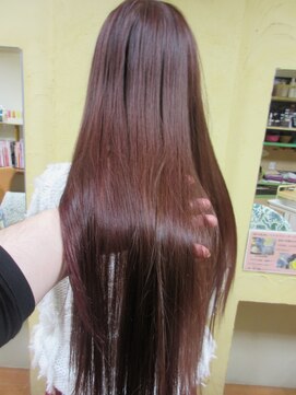 ヨシユキコンディショニング 縮毛矯正ファイブスタートリプラプラス蘇生プラスカラー