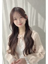 カシュカシュ 表参道(cache cache)&nbsp;クラシックショコラで大人可愛いモテヘアに☆2wayバング髪質改善