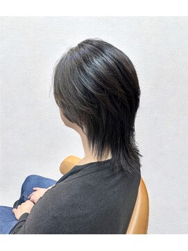 クオリス 上板橋店(QUALIS) 秋の抜け感ボブ外ハネレイヤーウルフ◎20代30代透明感グレージュ