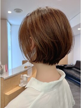 【姫路STEP】大人可愛い絶壁解消ショート＊オーガニックカラー