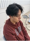 波巻きパーマ