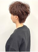 朝ラクくびれショートパーマ