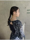 【kacho】結婚式ヘア　編みおろし