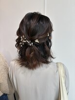 ヘアセット専門サロン by OKINAWA WATABE WEDDING 那覇店&nbsp;ハーフアップ