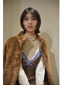 ◎切りっぱなしボブタッセルボブ顔まわりレイヤーボブミニボブ