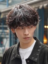 フィフスパーク(fifth PARK)&nbsp;渋谷シャドウパーマ緩め無造作ルーズパーマ色気メンズカット束感