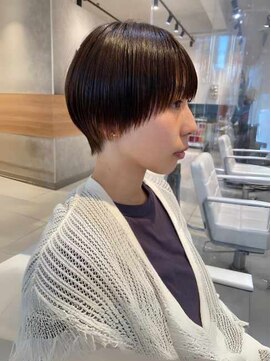 バサ 花小金井店(BASSA) ショートカット×ひし形ショートボブ×前髪あり20代30代40代 a