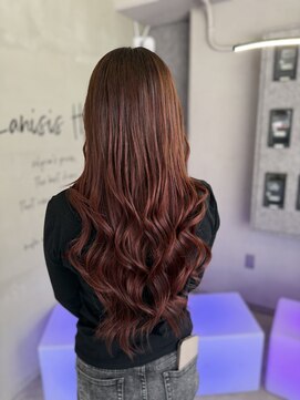 ラニシス ヘアー(Lanisis Hair) 激かわワインレッド！