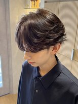 ロンドリメゾン 原宿(Lond re Maison.) men's/メンズ/リバースセンターパート/メンズパーマダウンパーマ