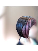 ヒサ(HISA)&nbsp;フェースフレーミングPINK白髪ぼかし