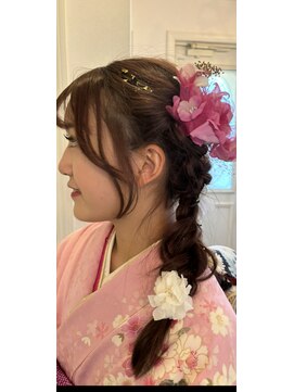 小笠原美容室 編みおろしサイド