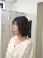 クリアリティ ヘアーサロン 京都駅前本店(clarity hair salon) 大人気! 切りっぱなしボブ@1101_hairstyle ●178●