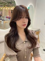 アプリ 大宮西口(appri)&nbsp;２６韓国風ロングレイヤー顔まわりカット艶髪透明感カラー大宮