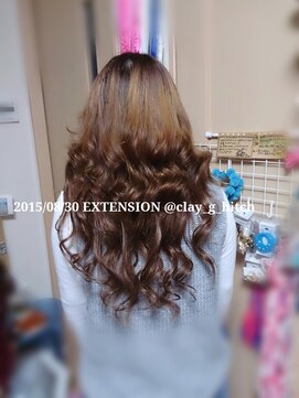 クレイジービッチ(CLAY G BITCH) 【￥10000】胸した ロング エクステ ストレート