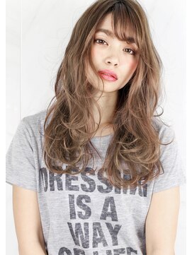 ヘアサロン ガリカ 表参道(hair salon Gallica) 『 外国人風 ＆ 毛束感 』無造作ひし形シルエットセミロング ☆