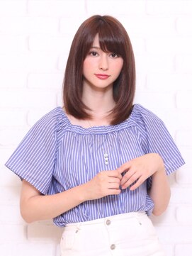 ヘアーデザイン ヴィヴィ(Hair Design ViVi) 伸ばし中ミディ