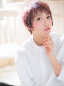 ブルー(BLUE) *CUORE水戸*…モードカジュアル小顔マニッシュショートb