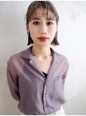 モカベージュ×ダブルバング◆