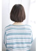 20代30代40代 ダークアッシュで大人ボブ【烏丸】