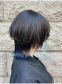 ウルフ×ネイビーカラー