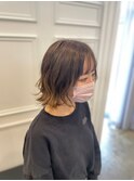 外ハネボブ&グラデーション