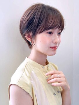 ハピネス クローバー 学園前店(Happiness CLOVER) 丸みショート/髪質改善/ベージュ/透明感/20代30代40代50代