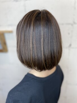 ヘアー ルシア(hair lucia) ボブ×ハイライト