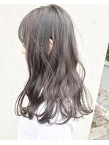 メゾンアクア 表参道(Maison ACQUA)&nbsp;ブリーチなしカラー　暗髪ヘア　グレージュ　ラベンダーアッシュ