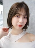 前髪あり外はねボブ20代30代40代【AIN.表参道】川原大地