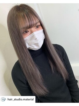 ヘアスタジオ マテリアル 中央駅店(hair studio Material) #プルエクステ#なじませカット