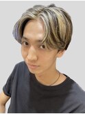 【tricca代官山rin】センターパート/メンズカット/ハイライト
