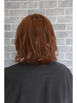 プリュム(PLUME) 外はねボブ×明るめのブラウン