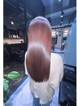 ルアナ トウキョウ(Luana TOKYO) 美髪矯正/縮毛矯正/酸熱トリートメント/ピンクブラウン/ロング