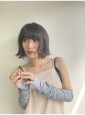 【外ハネボブ】【切りっぱなしボブ】
