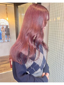 シック(chic.) ピンクラベンダー♪福岡天神ブリーチ♪学割U24♪