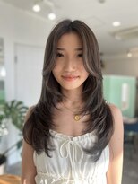 ヘアーメイク チョコ(hair make choco) 小顔レイヤーカット×大人ハイライト