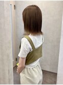 透明感カラー ベージュ くすみカラー