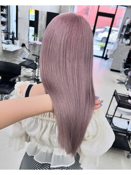 リノート バイ エゴル 名古屋(LINOET by ENGOL) 【LINOET 名古屋】佐藤まいら　グレーピンク