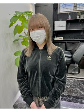 チュダック(ChuDuck) 韓国風《ミルクティー》ハイトーン/ケアブリーチ/ダブルカラー