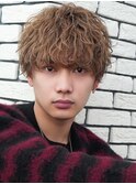 波巻きパーマメンズツイストスパイラルパーマツーブロック