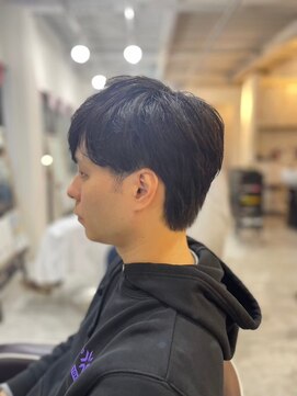 メンズカット バイ ソイクフ(メンズカット by SOY-KUFU) MEN'SHAIRアッシュブラックベリーショートダークアッシュ
