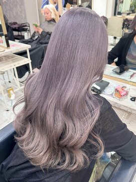 リル ラウム 原宿(LiL Raum) ラベンダーグレージュ/原宿/ダブルカラー/レイヤーカット